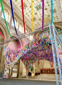 Who's Your Rock? Art installation at St Peter's